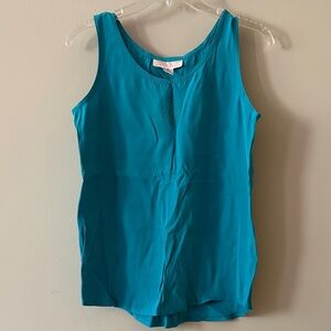 Women’s Teal Scoop Neck Tank Top